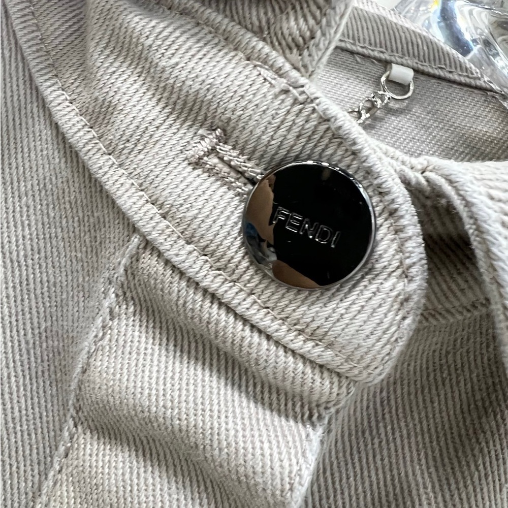 Fendi Light Gray Utility Jacket - image 6